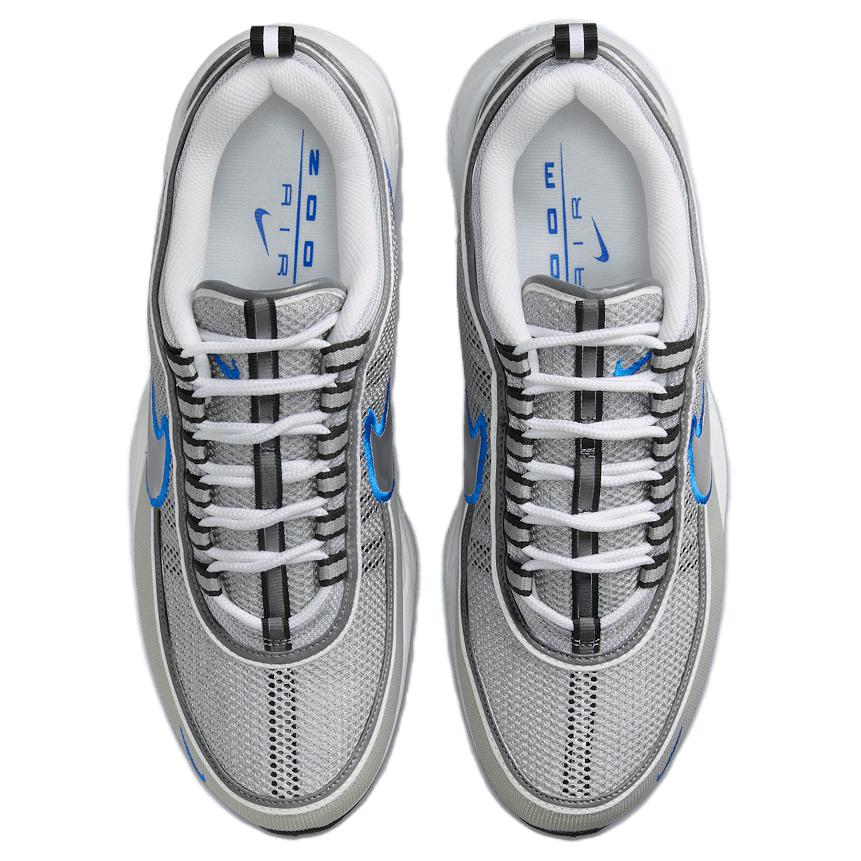 Nike Air Zoom Spiridon SP Argento Metallizzato Blu 2025 Sneakers Unisex Bianco Blu Segnale Nero HF9117-003