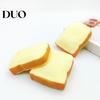 Portable Stress Toy 1/2Pcs Simulated Toast Relief Toy, Sliced Bread Squeeze Sensory Soft Stretchy Fake Food Fidget for Kids Teens Adults Hand