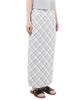 Catharsis Check Pattern Long Skirt Green One Size