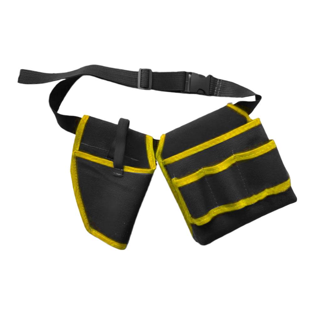 Rotating Electrician Tool Bag Adjustable Waterproof Waist Belt Pouch Multiple Pockets Thicken Tools Storage Bag