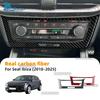 Real Soft Carbon Fiber Sticker LHD RHD Car Center Console Panel Frame For Seat Ibiza 6F 2018      2024 2025