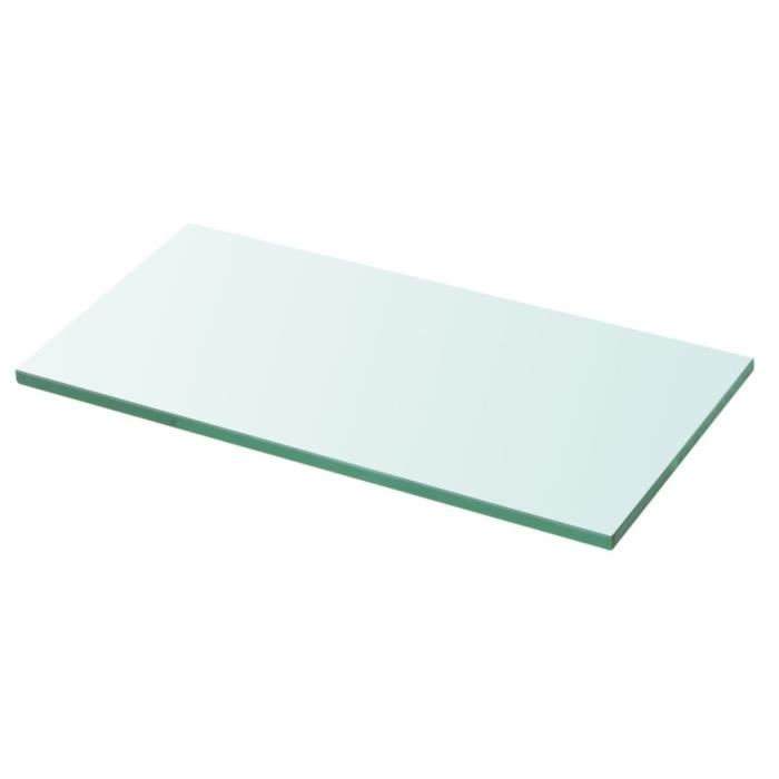 VidaXL Panneau d’étagère Verre transparent 30 x 12 cm