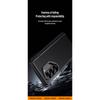 Luxury PU Leather Hard PC Hinge Protection Phone Cover for Samsung Galaxy Z Fold 6 Case with Screen Protector Bracket