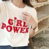 Premium Quality Casual T-shirt Featuring Girl Power Message For Confident Femmes
