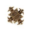 Wind Live Broadcast Retro Women'S Greenstone Brooch Jewelry, Noble Personality And Light Luxury Niche Designer New