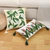 BUYNOW Velvet Floral Embroidered Pillowcase Rustic Vintage American Cushion Cover Home Bedroom Saddle Decor cojines para sala