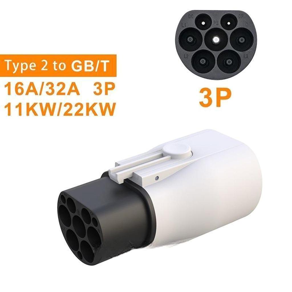 Type 2 To GBT Electric Vehicle Charging Plug Adapter Converter Connector, High Powered Support with Strong Compatibility