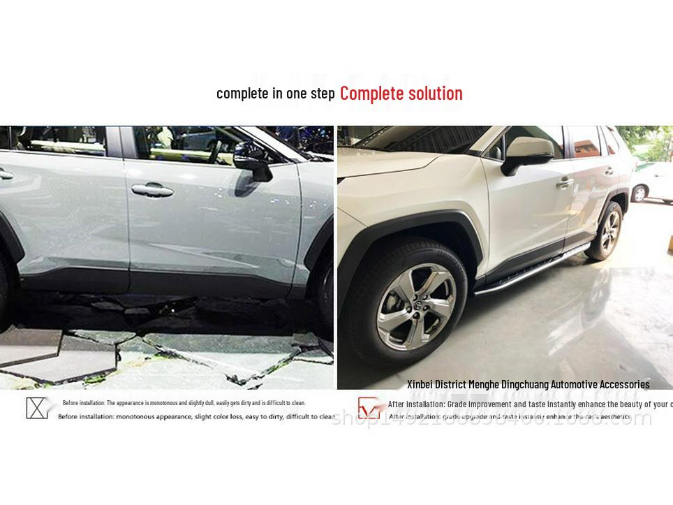 Compatible Side Steps for 2020 RAV4 - Rongfang Welcome Pedal & Wilanda Car Accessories