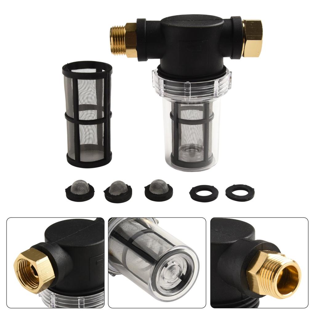 Rust Removal 3/4 Inch Pipe Filter Garden Hose Filter Pre-filter For Garden