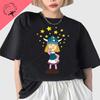 Maglietta Wickie Vicky il Vichingo Cartone Animato Stampa Vintage T-shirt Il Forte Unisex Film d'Animazione Fumetto Camisa Abbigliamento Y2k Camisa Top Grafico