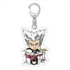 One-Punch Man Characters Acrylic Keychain: King, Saitama, Genos & Garou Charm