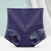 Frauen Spitze Stickerei Blumen Höschen Sexy Hohe Taille Butt Lifter Briefs Gesundheit Bauch Schlank Nahtlose Unterwäsche Plus Größe Knickers