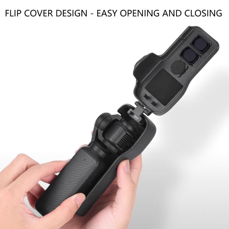 Flip Cover Camera Lens Protectors Featuring Shockproof ABS Material And Compactly Carrying Case For Accessories