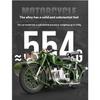 1/10 Alloy Die-cast 750 Tricycle Model, Retro Motorcycle Toys, Simulated Military Enthusiasts Collection Ornaments Gifts