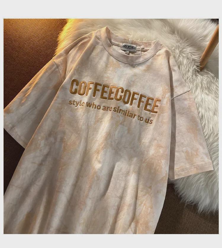 2024 Trendiges Sommer Damen T-Shirt mit lockerem Schnitt und Rundhalsausschnitt aus Polyester