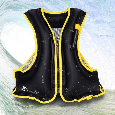 Aufblasbare Rettungsweste für Erwachsene und Kinder – Tragbare Driftweste mit hohem Auftrieb zum Schwimmen und zur Hochwasserrettung