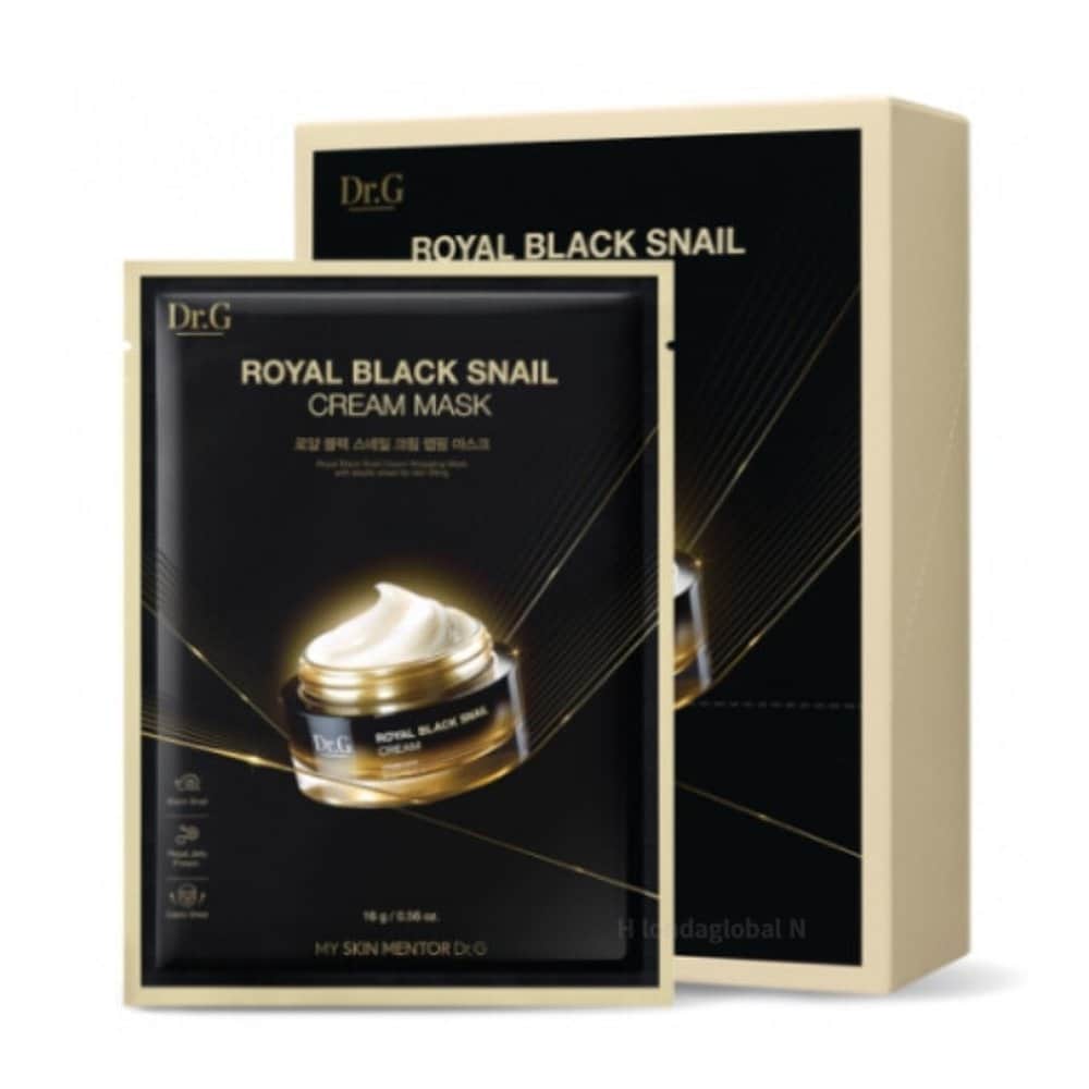 Dr.G Royal Black Snail Crème Nutritionnelle Masque Pack 10P