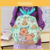 Capybara Backpack Children Zipper Design Adjustable Shoulder Schoolbag Straps