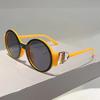Vintage Round Sunglasses Women Men Steampunk Luxury Brand Designer UV400 Shades Hip Hop Outdoor Travel