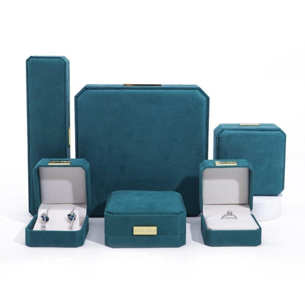 Octagonal Jewelry Display Holder Luxury Ring Bearer Box Fashion Jewelry Storage Case  Bracelet