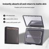 100pcs Bamboo Blotting Papers With Mirror&Makeup Puff Refreshing Portables Oil Control Tool Kit Facial Oil Absorbing Sheets Care
