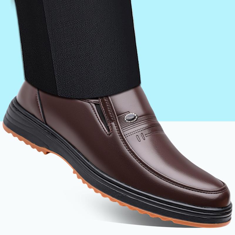 Fashion British Solid Color Fashion Soft Leather Shoes for Men Spring Summer New Designer Loafers Male Hallow Breathable Dress Shoes Man