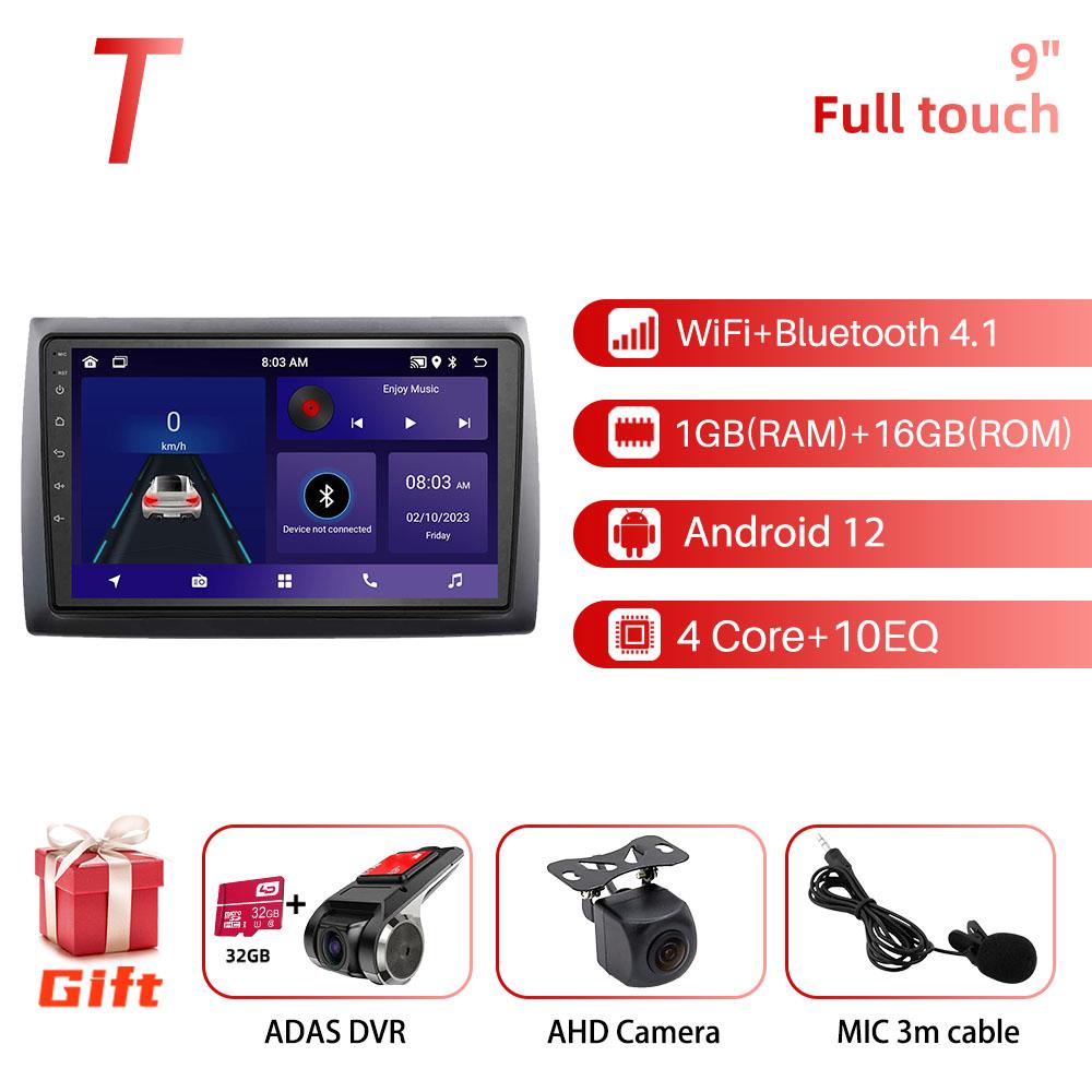 Android Car Radio 9 inch for Fiat Stilo 2010 GPS 2din 4G LTE Multimedia Video Player Head Unit Radio Stereo Wireless Carplay