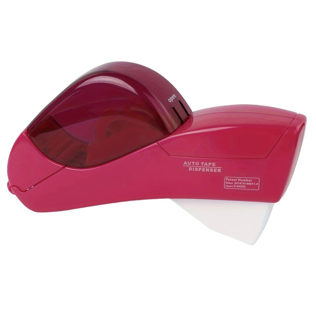 Handheld Tape Dispenser with Cutter, Transparent Desktop Adhesive Tape Cutter for Wrapping and Packaging