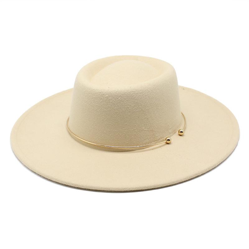 Wool Felt Classic Bowler Hat With Wide Brim For Outdoor Casual Wear
