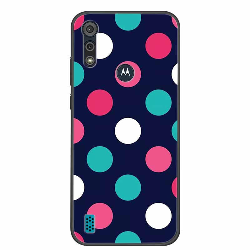 Phone Case for Motorola Moto E6i / E6s 2020 Shockproof Soft Silicone TPU Back Cover for Moto E6s 2020 E 6S 6i Cases Marble Print