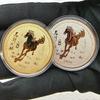 40Mm Year Of The Horse Souvenir Coins Lucky Animal Zodiac Horse Collectible Coins Metal Collection Gifts 2026  Year Souvenir