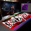 Anime D-Dandadanes Mouse Pad RGB Backlit Mouse Pad Laptop Mouse Pad Laptop Gamer Computer Desk Gaming Accessories