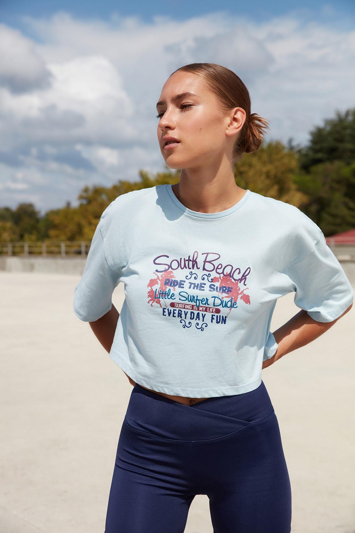 

Футболка - Темно-синяя - Свободный крой