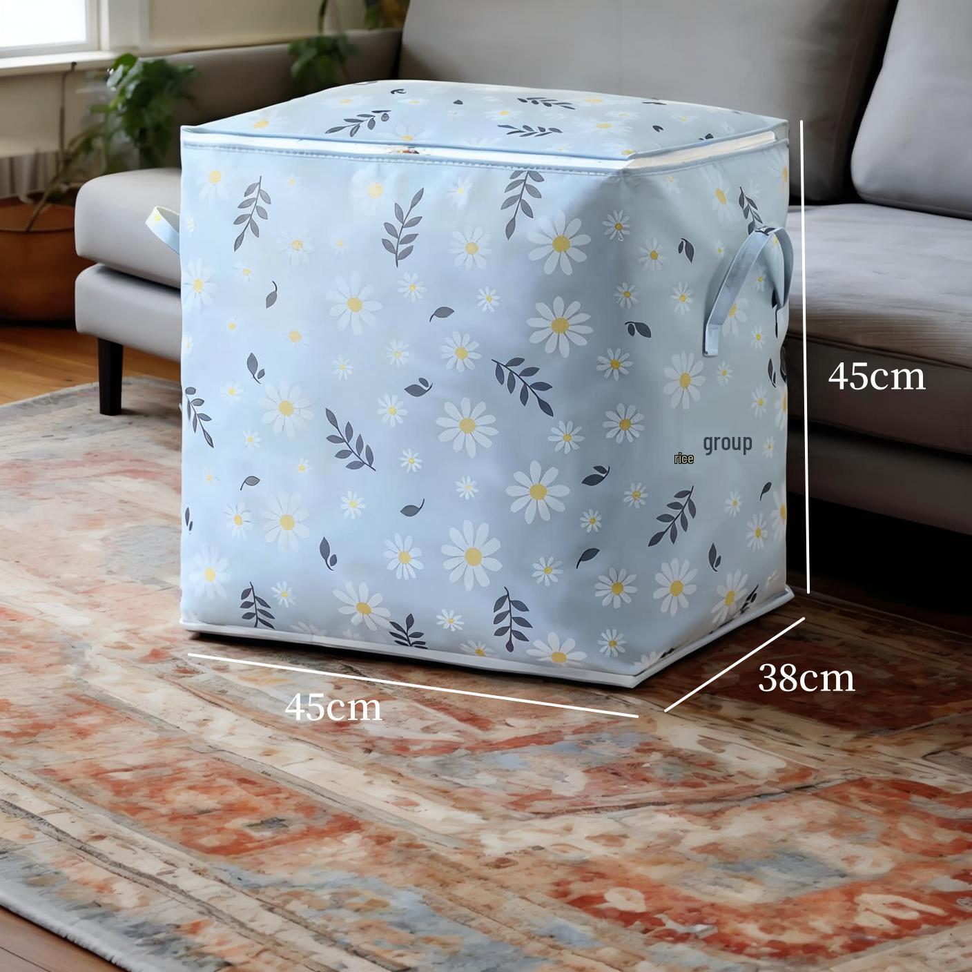 

«Вместительная сумка для хранения одеял и одежды из нетканого материала Daisy»