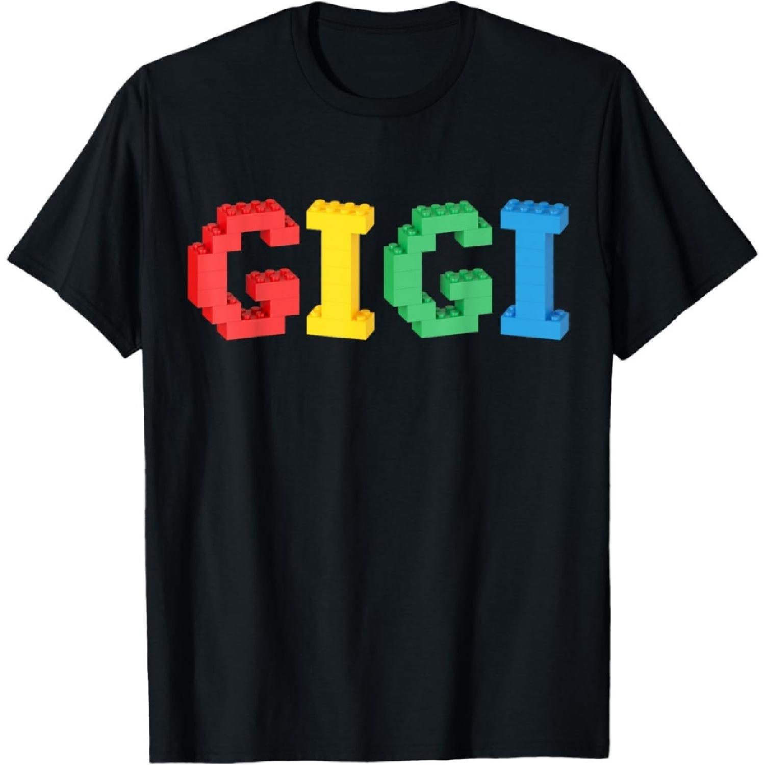 Gigi Master Builder Building Bricks Blocks Family T-Shirt S