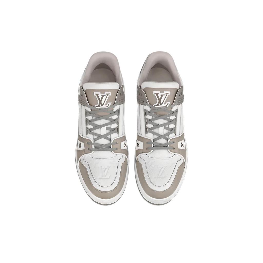 Louis Vuitton Trainer Sneakers 'Grey White' 1A8KB8