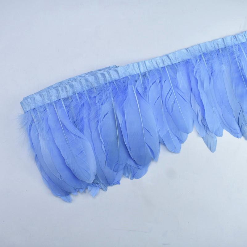 10Meters/Lot Goose Feather Trim Goose Feathers Clothing Sewing Wedding Feathers Decoration Feathers For Crafts Plumas Carnaval