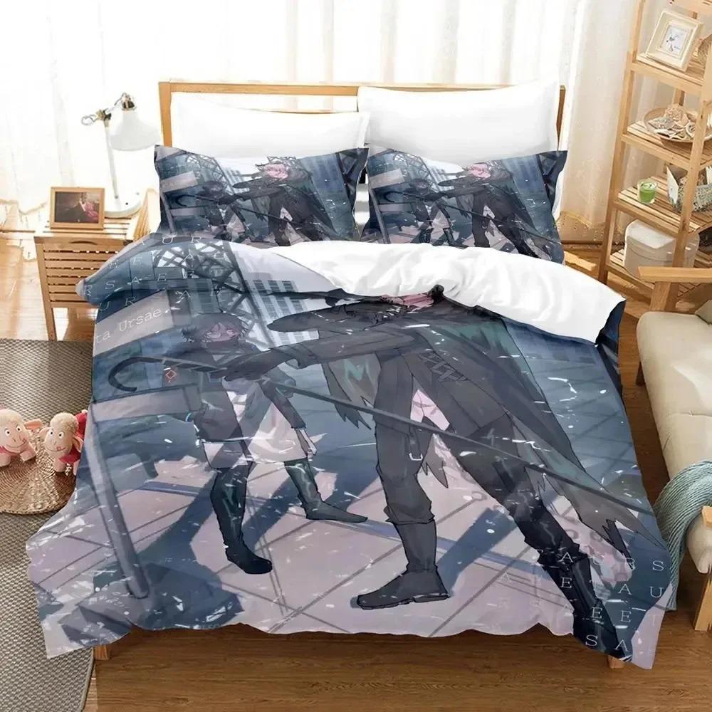 3D Print Anime Game Arknights Bedding Collection Duvet Cover Bed Collection Quilt Cover Pillowcase Comforter King Queen Size Boys Adult