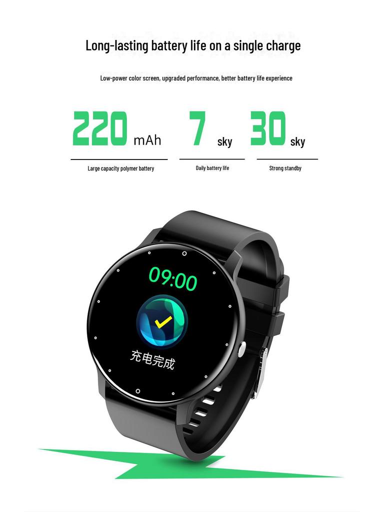 Waterproof Bluetooth Smart Watch with Blood Pressure & Sleep Detection - Sports & Health Monitoring Smart Watch
