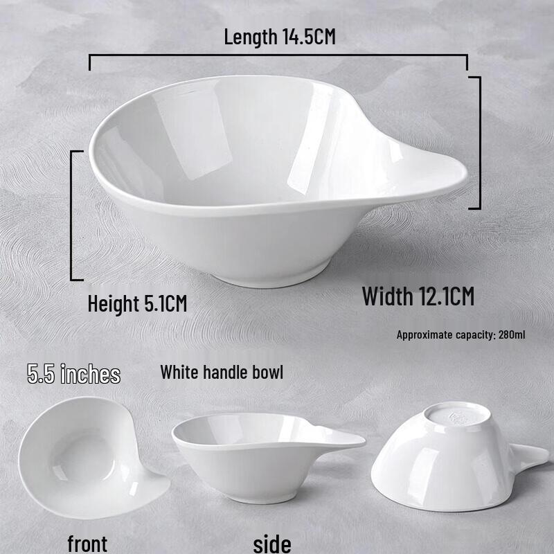 ChuZhou A5 5.5-inch Melamine Handle Bowl
