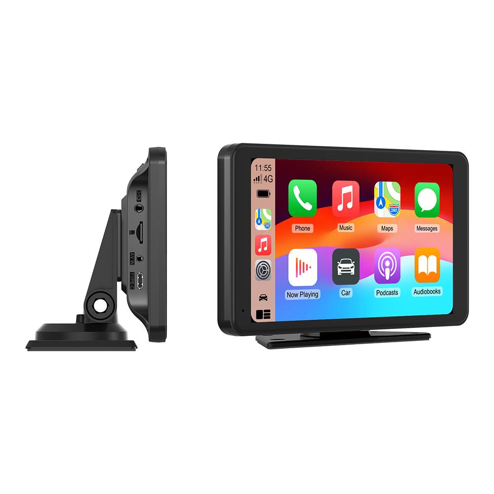 

7-inch Wireless CarPlay Android Car Stereo Bluetooth 5.0 HD Touch Screen Mirror Link Reverse Camera Multimedia SD Card Slot