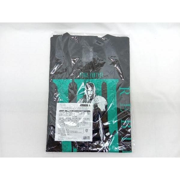 Used Unopened Final Fantasy VII Reverse T-shirt Sephiroth (Black x Green) Size: Free