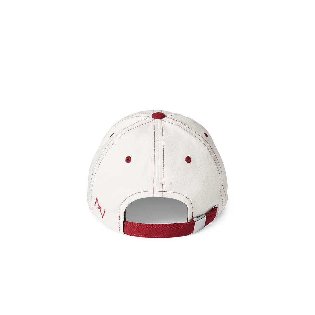 Leualeubei Archive Ballcap Ivory/Burgundy