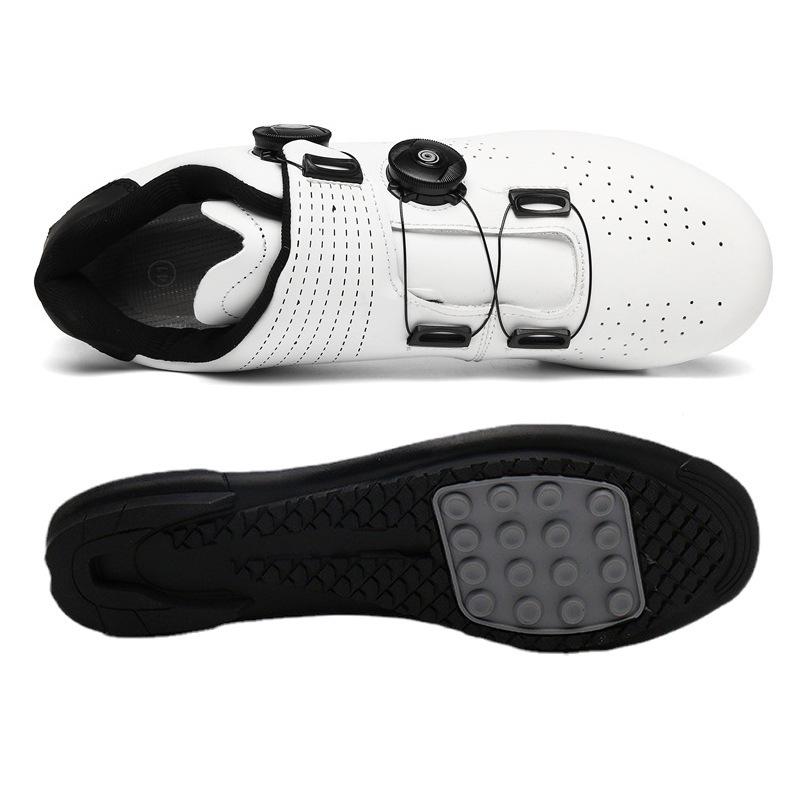 Scarpe da Ciclismo 2023 con Cinturino Incrociato e Chiusura - Scarpe Unisex per Bici da Strada e Mountain Bike, Design Colorato