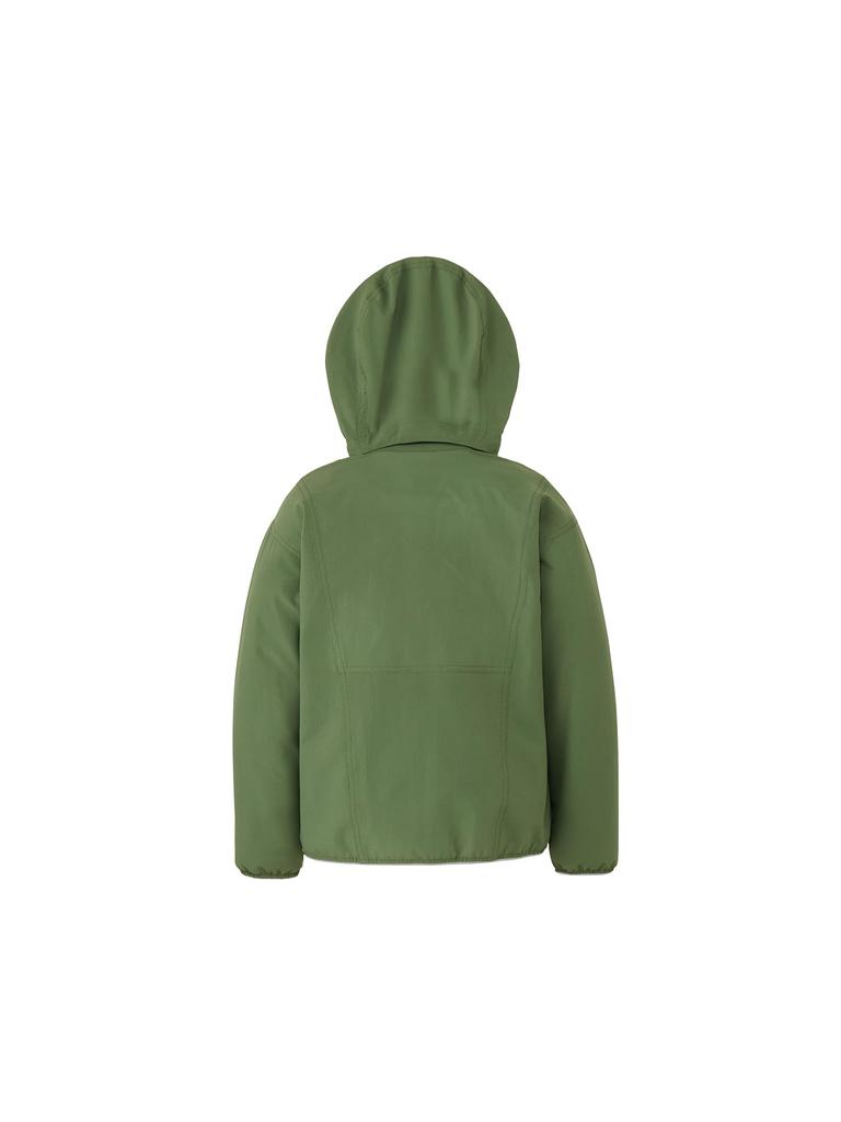 North TNF Be Free Duck Size 160 [The Face] Jacket, Green,