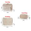 Luxury Women Large Capacity Cosmetic Bag Travel Organizer Make Up Storage Pouch For Lipstick Ladies Vintage Flower Quilting Bag