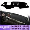 For BMW X1 (F48) 2016-2021 for X2 (F39) 2018-2022 Car Accessories Dashmat Dashboard Cover Pad DashMat Sunshade Protective Carpet