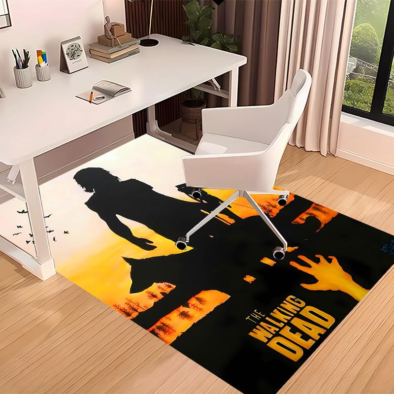 The Walking Dead Daryl Dixon3 Printed Absorbent Washable Carpet, Non-Slip Bathroom Mats, Kitchen Rugs, Yoga Mat,Living Room Entrance, Camping Picnic R
