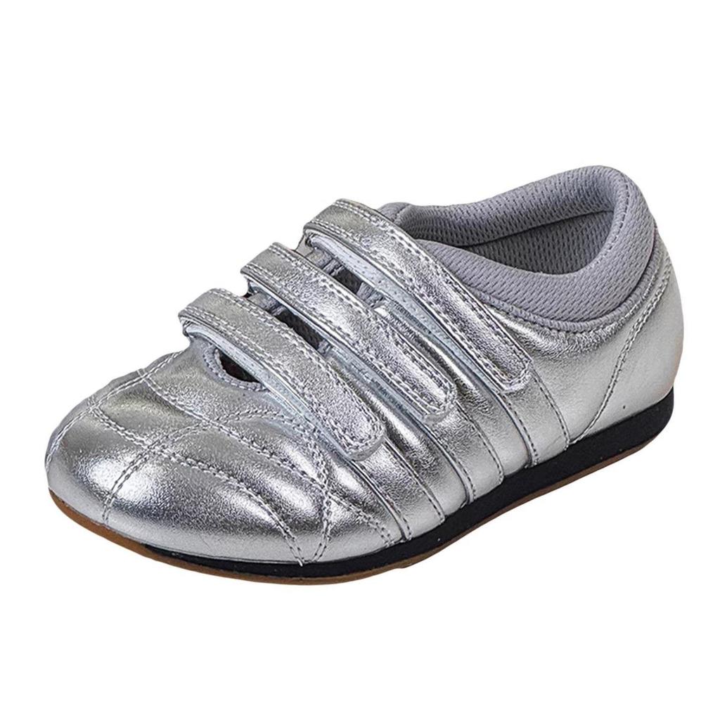 Girls' Silver Ballet-Style Mary Janes: Trendy 2026 Summer Training & Sports Shoes