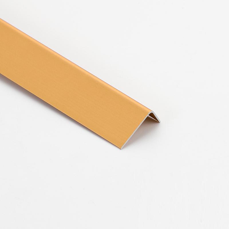 Aluminum L-Shaped Wall Corner Protector Trim - Anti-Collision Tile Edge Strip for Living Room.